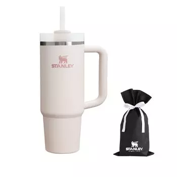 STANLEY Вакуумный охладитель Бутылка для воды из розового кварца Холодоизолированная бутылка из нержавеющей стали Бутылка для воды с соломинкой Кружка в подарок Можно мыть в посудомоечной машине Гарантия Японский