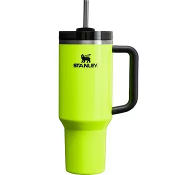 STANLEY вакуумный гаситель неоновый желтый NEON бутылка для воды холодная бутылка из нержавеющей стали бутылка для воды соломенная кружка для улицы можно мыть в посудомоечной машине гарантия