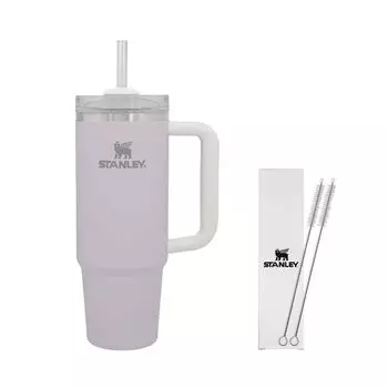 STANLEY вакуумный глушитель Wisteria Color Block 880 мл бутылка для воды соломенная холодная изоляция прочная с крышкой бутылка для воды стакан кружка для улицы можно мыть в посудомоечной машине