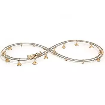 Star Exploration Life DIY Бесконечный железнодорожный поезд Механический 3D деревянный пазл в сборе Железнодорожный поезд Корея Корея 3d головоломка