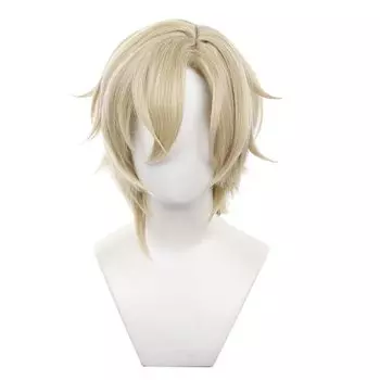 Star Rail Cosplay Wig Aventurine Wig Heat Resistant Wig Anime Wig Costume Disguise Wig Daily Shooting Halloween Cultural Festival School Park Festival