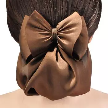 Star Ruffled Edges Hair Net Sweet Hairgrips Cover Net Professional Bow Snood Office Lady Style 2