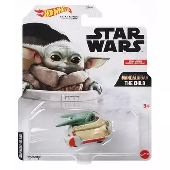Star The Mandalorian 2021 Mattel Hot Wheels Diecast Character Car 1 Pack The Child STAR THE MANDALORIAN MATTEL HOT WHEELS THE CHILD Mini Car Movie SW