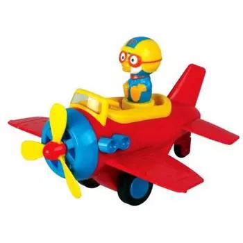 Star Toy Pororo Push & Go Fullback Airplane, разноцветные, популярные корейские игрушки