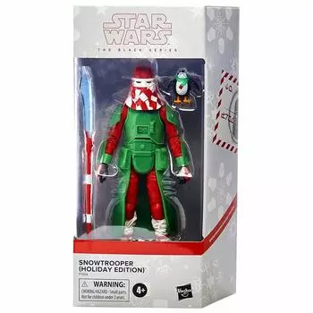 STAR WARS 2020 THE BLACK SERIES Walmart ЭКСКЛЮЗИВНАЯ 6-дюймовая фигурка ПРАЗДНИЧНОЕ ИЗДАНИЕ SNOWTROOPER Фильм Звездные войны Рождество [Товар]