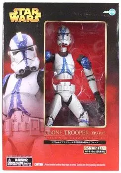 STAR WARS ARTFX CLONE TROOPER набор для простой сборки, окрашенный в мягкий винил (Эпизод 3 Вер.) 1/7