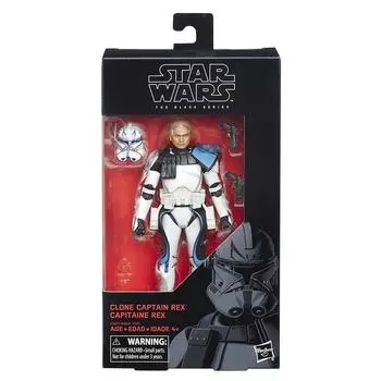Star Wars Black Series 6-дюймовая фигурка Капитан Рекс Hasbro STAR WARS 2018 THE BLACK SERIES 6-дюймовая фигурка КАПИТАН РЕКС Последний фильм Hasbro