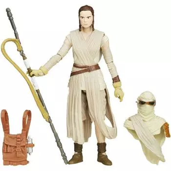 Star Wars Black Series Basic Figure Rey Total Length 10cm Painted Complete Figure