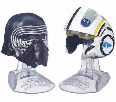 Star Wars Black Series Diecast Helmet Kylo Ren Poe Dameron &