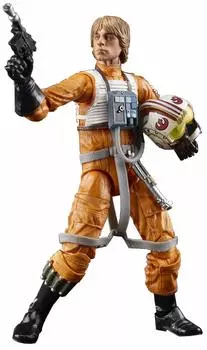 Star Wars Black Series figure Luke Skywalker pilot total length 15cm painted movable figure 6-inch X-wing approx. чёрный
