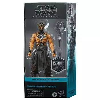 Star Wars Black Series GameStop Limited 6inch Action Figure Fallen Night Brother Warrior STAR WARS 2021 THE BLACK SERIES GAMING GREATS 6inch Action чёрный