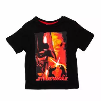 STAR WARS Детская футболка с короткими рукавами и хлопковым принтом