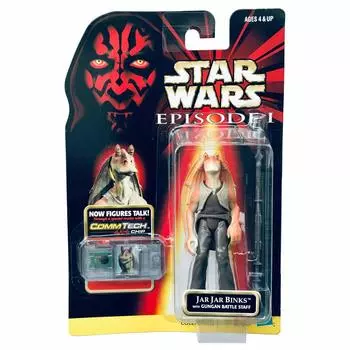 Star Wars Episode 1 Comtech Figure Jar Jar Binks
