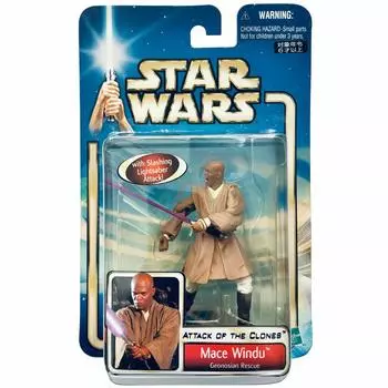 Star Wars Episode 2 Basic Figure Mace Windu