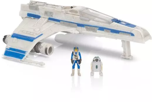Star Wars Micro Galaxy Light Armor Class Series 6 Vehicle Callahan s E-Wing Non-Scale