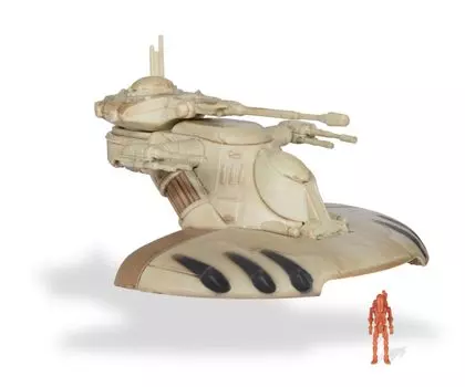 Star Wars Micro Galaxy Starfighter Class Series 2 бронированный штурмовой танк, немасштабируемый коричневый