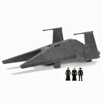 Star Wars Micro Galaxy Starship Class Inquisitor Transport Scythe Vehicle Non-Scale чёрный