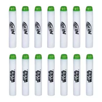 Star Wars Nerf Glow Strike Darts 14 пуль