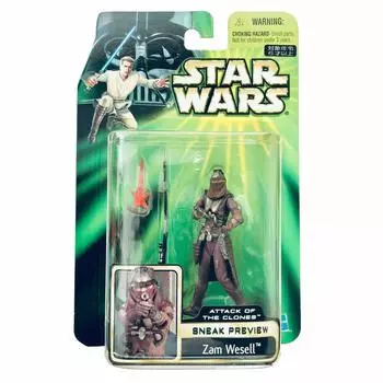 Star Wars Sneak Preview Basic Figure Zam Wesell