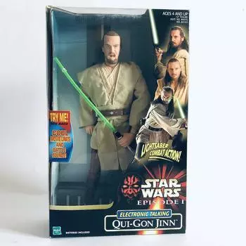 Star Wars STAR WARS Episode 1 12 inch electronic talking figure Jinn Qui-Gon