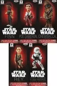 Star Wars/The Force Awakens World Collectible Figure vol.2 All 5 types set Banpresto Prize