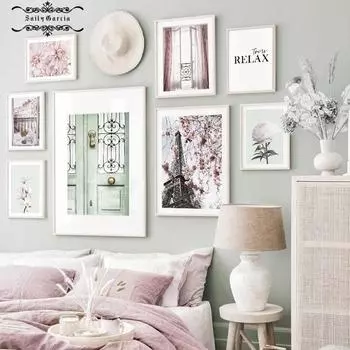 Старая архитектура, дверь, окно, пейзажный постер, цветочный принт, холст, настенная живопись, фотография, скандинавское украшение дома, картина 21*30cm