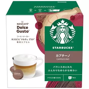 Starbucks Капучино Dolce Gusto Специальные капсулы 6 чашек Nestl Nescaf