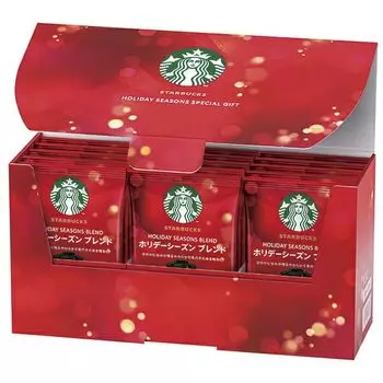 Starbucks Origami Costco Drip Coffee 9 г x 15 шт. Специальный подарочный пакетик на праздничный сезон, ограниченный Рождественский вкусный кофе