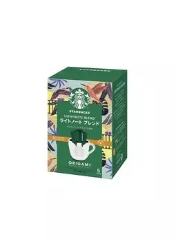Starbucks Origami Personal Drip Coffee Blend Light Note 5 пакетиков (р) (р) (р)