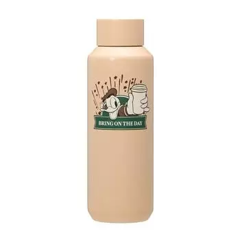 STARBUCKS Starbucks DISNEY Donald Screw Lid Бутылка из нержавеющей стали бежевый 473 мл Donald Duck Donald Disney Tumbler Coffee Starbucks 2023 Милый Стильный