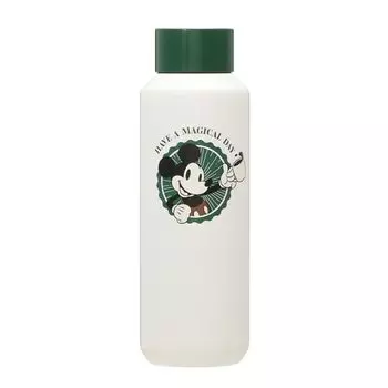 Starbucks Starbucks DISNEY Микки с завинчивающейся крышкой из нержавеющей стали Бутылка белая 473 мл Микки Маус Микки Дисней Стакан Кофе Starbucks 2023 Милый Стильный