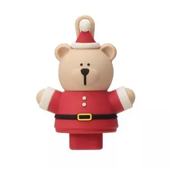 STARBUCKS Starbucks Holiday 2023 многоразовая крышка для питья Bearista Santa Tumbler Coffee Starbucks Рождественская крышка для медведя Bearista Милая стильная Возвращение