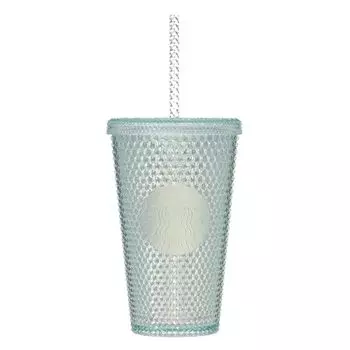 STARBUCKS Starbucks Logo Cold Cup Tumbler Bumpy 473ml Starbucks Tumbler светло-зеленый