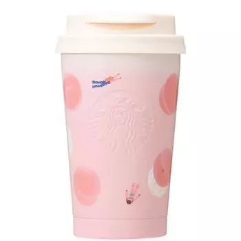 STARBUCKS Starbucks Нержавеющая сталь TOGO Logo Tumbler Peach Full Paradise 355 мл Розовая нержавеющая сталь Форма чашки Бледно-розовый градиент Персиковый вакуумный двойной