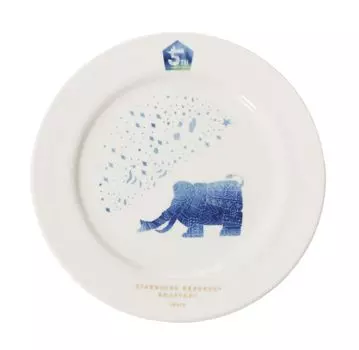 Starbucks Starbucks Roastery Юбилейная тарелка 5-я годовщина Elephant Reserve®