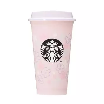 STARBUCKS Starbucks SAKURA2023 Многоразовый стакан 473 мл Розовый Фиолетовый,