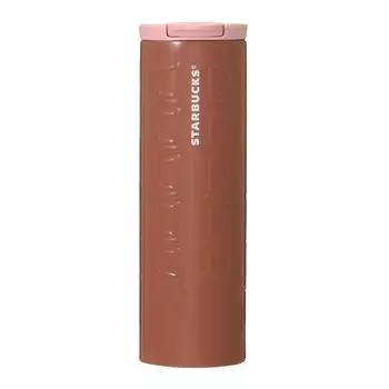 STARBUCKS Starbucks Valentine 2024 нержавеющая сталь цилиндрический стакан шоколадный батончик 473 мл стакан кофе Starbucks коричневая бутылка для воды подарок на день 2024 коричневый