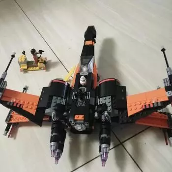 Stared Wars Poes X-Wing Fighter 75102 Строительный набор, авиационные подарочные модели самолетов, новинки в виде игрушек в подарок