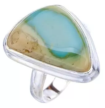 STARGEMS ® Кольцо из серебра 925 пробы с натуральной императорской яшмой ручной работы 8,5 F2179