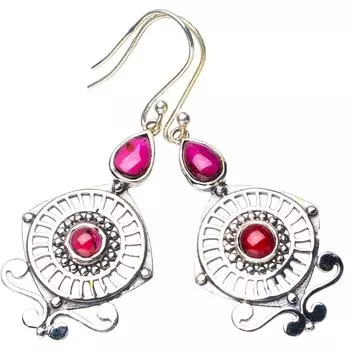 StarGems® Natural Amethyst Handmade 925 Sterling Silver Earrings 2 E5694