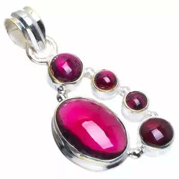 StarGems Natural Amethyst Handmade Unique 925 Sterling Silver Pendant 1.5 B4042