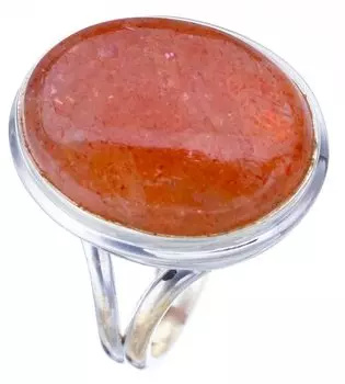StarGems® Natural Calcite Handmade 925 Sterling Silver Ring 9.75 F1972