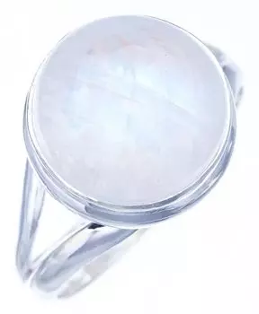 StarGems® Natural Moonstone Handmade 925 Sterling Silver Ring 8.75 F2715
