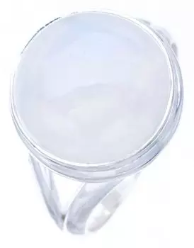 StarGems® Natural Moonstone Handmade 925 Sterling Silver Ring 6.25 F0640
