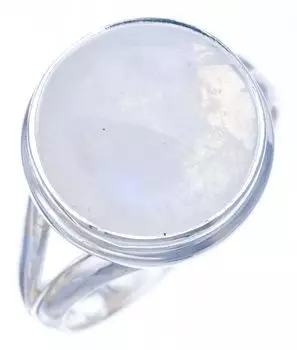 StarGems® Natural Moonstone Handmade 925 Sterling Silver Ring 7 F2711