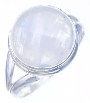 StarGems® Natural Moonstone Handmade 925 Sterling Silver Ring 9 F2749