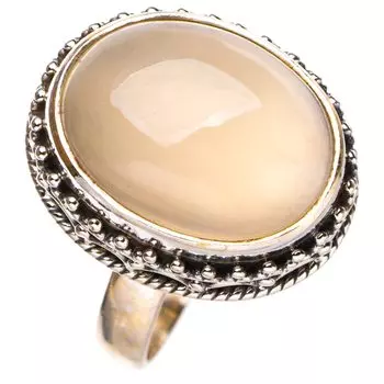 StarGems Natural Quartz Handmade 925 Sterling Silver Ring 7 E9002