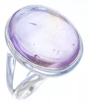 StarGems® Natural Quartz Handmade 925 Sterling Silver Ring 9 F2935