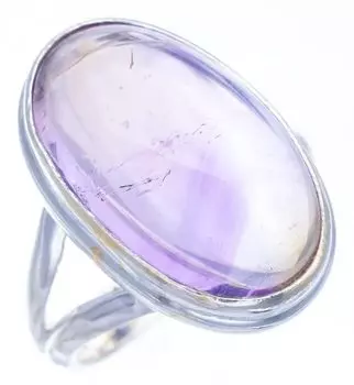 StarGems® Natural Quartz Handmade 925 Sterling Silver Ring 7.5 F2932