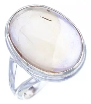 StarGems® Natural Quartz Handmade 925 Sterling Silver Ring 8.25 F2934